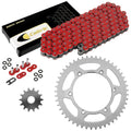 Red O-Ring Drive Chain & Sprockets Kit for Kawasaki KX250 1999 2000 2001