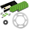 Green O-Ring Drive Chain & Sprockets Kit for Yamaha YZ250F 2001 2002 2003 2004