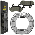 Front Rear Brake Pad Shoe for Honda NV750C Shadow 750 86/VF750C V45 Magna 750 88