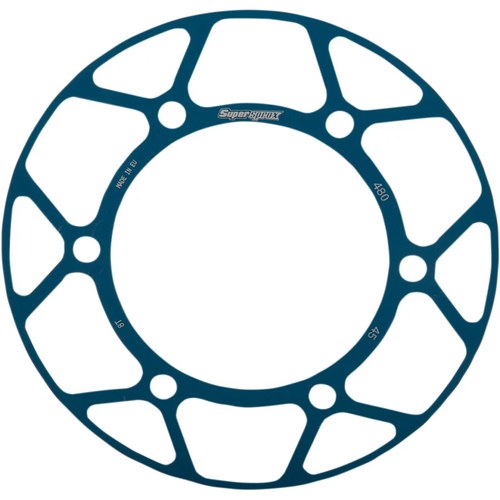 Supersprox Rear Edge Sprocket Color Disk Alu 45T-525 Blue | RACD-480-45-BLU