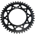 Supersprox Rear Edge Sprocket Steel 42T-525 Blk Hon/Yam | RFA-1304-42-BLK