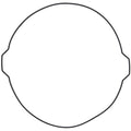 Vertex Clutch Cover Gasket | 817889