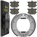 Front Brake Pads & Rear Brake Shoes for Yamaha XJ650R Seca 650 1982