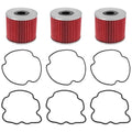 for Suzuki GSXR250 GSX-R250 Gsxr 250 1987-1989 Oil Filter 3-Pack