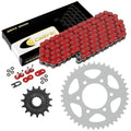 Red O-Ring Drive Chain & Sprockets for Kawasaki ZX1000E Ninja ZX10R 2008-2010