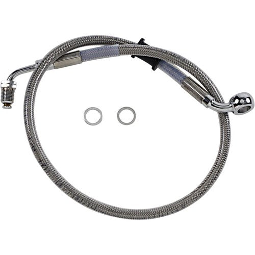 Drag Specialties Brake Line - 18- Softail - Stainless Steel | 618604