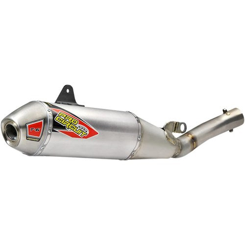 Pro Circuit T-6 Slip-On Exhaust System (Natural) 0131845A