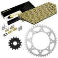 O-Ring Drive Chain & Sprockets Kit for Kawasaki KLR650 KL650 1987 1988 1989 1990