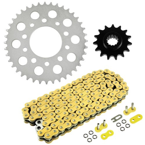 Gold Drive Chain & Sprockets Kit fits Honda CB500 1994 1995 1996 1997 1998-2003