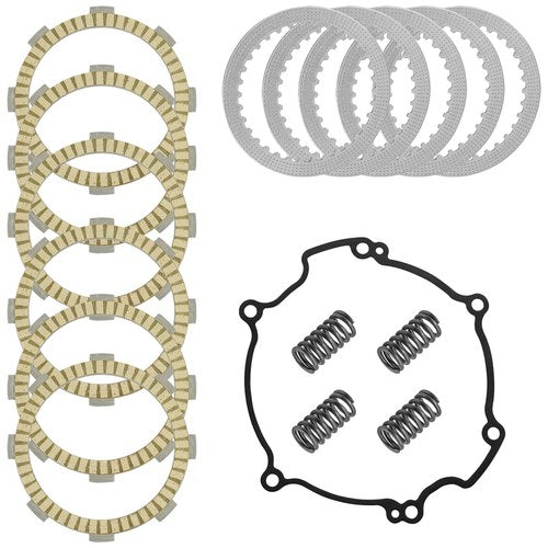Clutch Friction Steel Plates Spring Gasket Kit for Kawasaki KX85 KX100 2002-2013