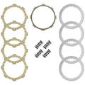Caltric Clutch Friction Steel Plates Springs Kit for Kawasaki KLX140G 2017-2022