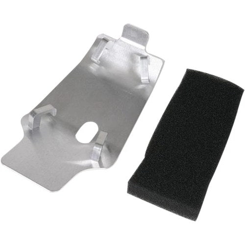 Works Connection Aluminum Skid Plate 2002 - 2007 Honda CR125R (Silver) 10-022