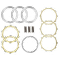 Clutch Friction Steel Plates Springs Kit for Kawasaki Ninja 400 EX400 2018 -2023