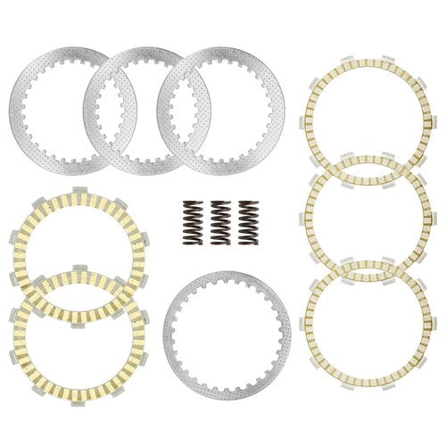 Clutch Friction Steel Plates Springs Kit for Kawasaki Z400 ER400 2019 - 2022