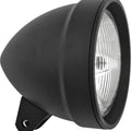 HardDrive 5-3/4in. Black Billet Bullet Headlight, 12v 60/55w H4 bulb | 20-6043BE