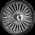 Harddrive Front 48 Spoke Wheel Black Dual Disc 21X3.5 1" 00-Up | 052-13532