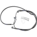 Drag Specialties +2" Brake Line - Front - Stainless Steel - FXDF08-17 | 660325-2