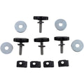 Reda Saddlebag Lock Kit - Stainless (Black) Set | RSLSS170001