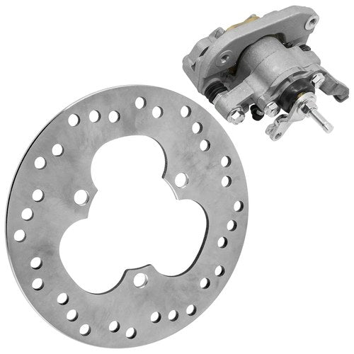 Caltric Rear Brake Caliper And Disc Rotor For Honda TRX450R 2004-2009