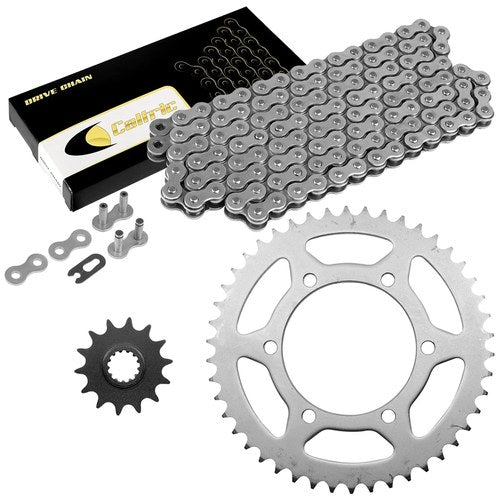 Caltric Drive Chain & Sprockets For Kawasaki KLE300 Versys-X 300 2017-2023
