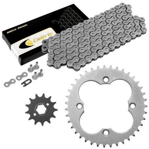 Caltric Drive Chain & Sprockets for Honda Fourtrax 250 TRX250R 1986-1987