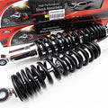 Kawasaki F5 350 Bighorn 365mm Jbs BLACK/CHROME Rear Shock Absorbers Eye TO Eye
