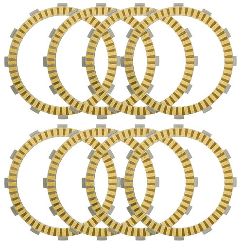 Caltric Clutch Friction Plates for Honda CB750FA CB750KA CB750CA CB750SCA 79-83