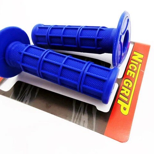 Honda CRF450F Jbs Blue Hand Grip Set Left Right Pair Handlebar Grips