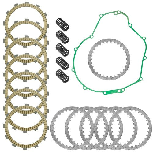 Clutch Friction Steel Plates Gasket Kit for Kawasaki Ninja 650R EX650 2006-2008