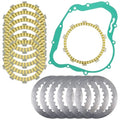 Clutch Friction w/ Steel Plates & Gasket Kit for Suzuki DR-Z250 DRZ250 2001-2007
