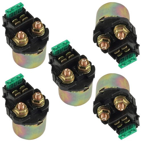 5x Starter Solenoid Relays for Kawasaki EX500 1987-1993 Ninja 500 500R 1994-2009