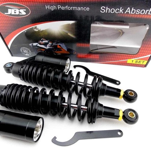 Kawasaki ER-5 ER500 C1-C4 347mm Jbs Rear Air Nitrogen Cell Shock Absorbers Blk
