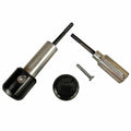 Triumph 2006-2012 Daytona 675 Woodcraft Racing Frame Sliders With Black Pucks