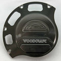 Ducati 2008-2013 848 / Evo Woodcraft Clutch Cover Protector - Black Plate