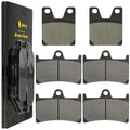 Front Rear Brake Pads for Yamaha R1 YZF-R1 1000 1998 1999 2000 2001