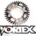 Honda 1997-2003 XR70 Vortex CAT5 Aluminum 420 Rear Sprocket 34-57 Tooth Count