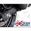 Kawasaki 2013-2017 Ninja 300R Shogun Swingarm Spools Black Ultra Compact