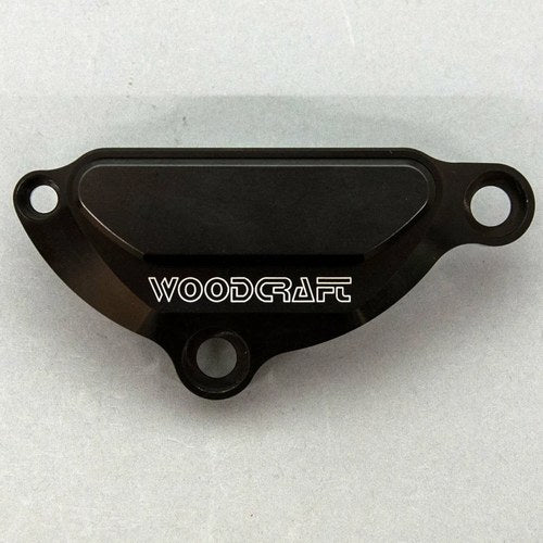 Yamaha 2006-2015 FZ1 Woodcraft Lhs Engine Ignition Cover Protector - Black Plate