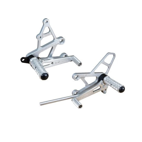 Kawasaki 2005-2008 Zzr 600 Woodcraft Racing Rearsets / Footpegs - Complete Kit