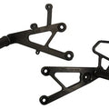 Yamaha 2003-05 YZF-R6 Woodcraft Racing Rearsets / Footpegs - Standard Kit Black