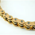 EK SR0Z2-525 Motorcycle Chain 120 Links Tensile Strength 9000 lbs Gold