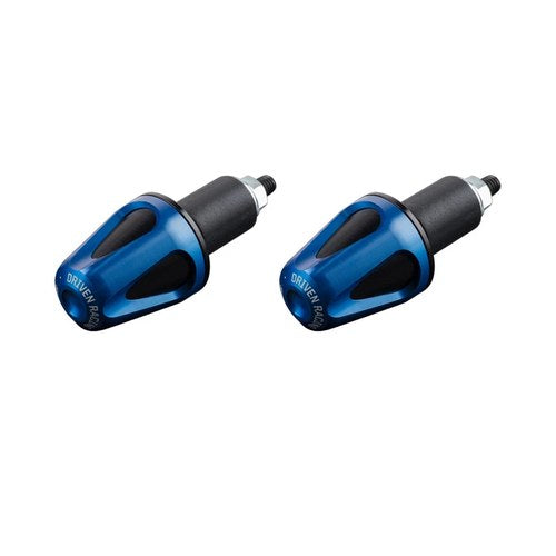 Driven Racing D-AXIS V2 Weighted Universal Bar Ends Blue - DXB-BL