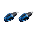 Driven Racing D-AXIS V2 Weighted Universal Bar Ends Blue - DXB-BL