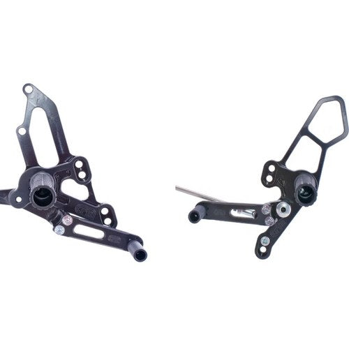 Yamaha 2018-2024 MT-07 Woodcraft Racing Rearsets / Footpegs - Complete Kit