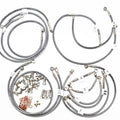 Yamaha 1992-1993 FJ 1200 ABS Gbrakes Braided Front / Rear /CLUTCH Brake Line Kit