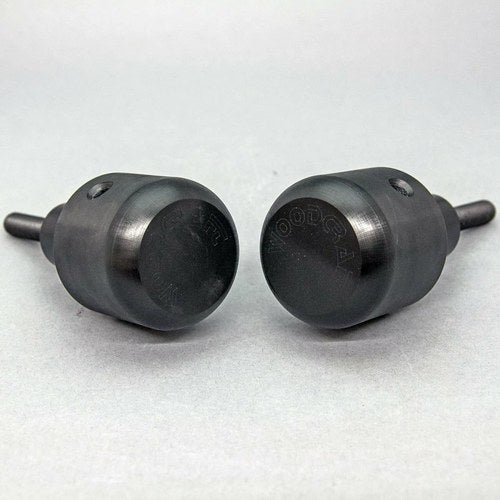 Kawasaki 2019-2025 ZX6R ZX636R Woodcraft Racing Frame Slider Kit - Short Pucks