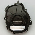 Yamaha 2015-25 R1 R1M R1S Woodcraft Left Side Engine Stator Cover - Silver Plate