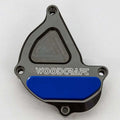 Yamaha 2015-26 R1 R1M R1S Woodcraft Ignition Engine Cover Protector Blue Plate