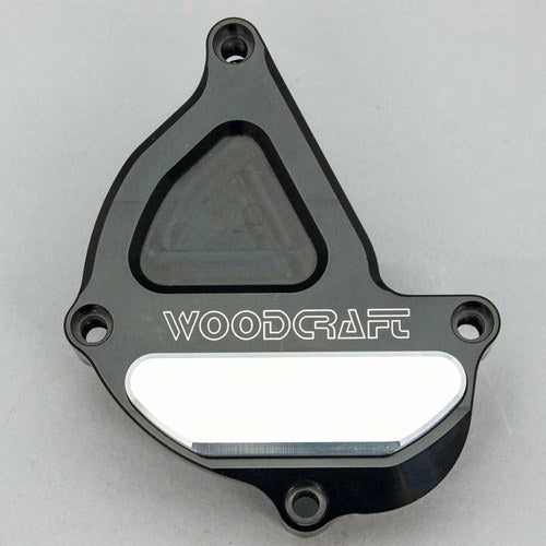 Yamaha 2017-18 FZ10 Woodcraft Ignition Trigger Engine Cover Protector Silver Pad