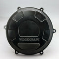 Ducati 2018-24 Panigale V4 R / S Woodcraft Right Side Clutch Cover - Black Plate
